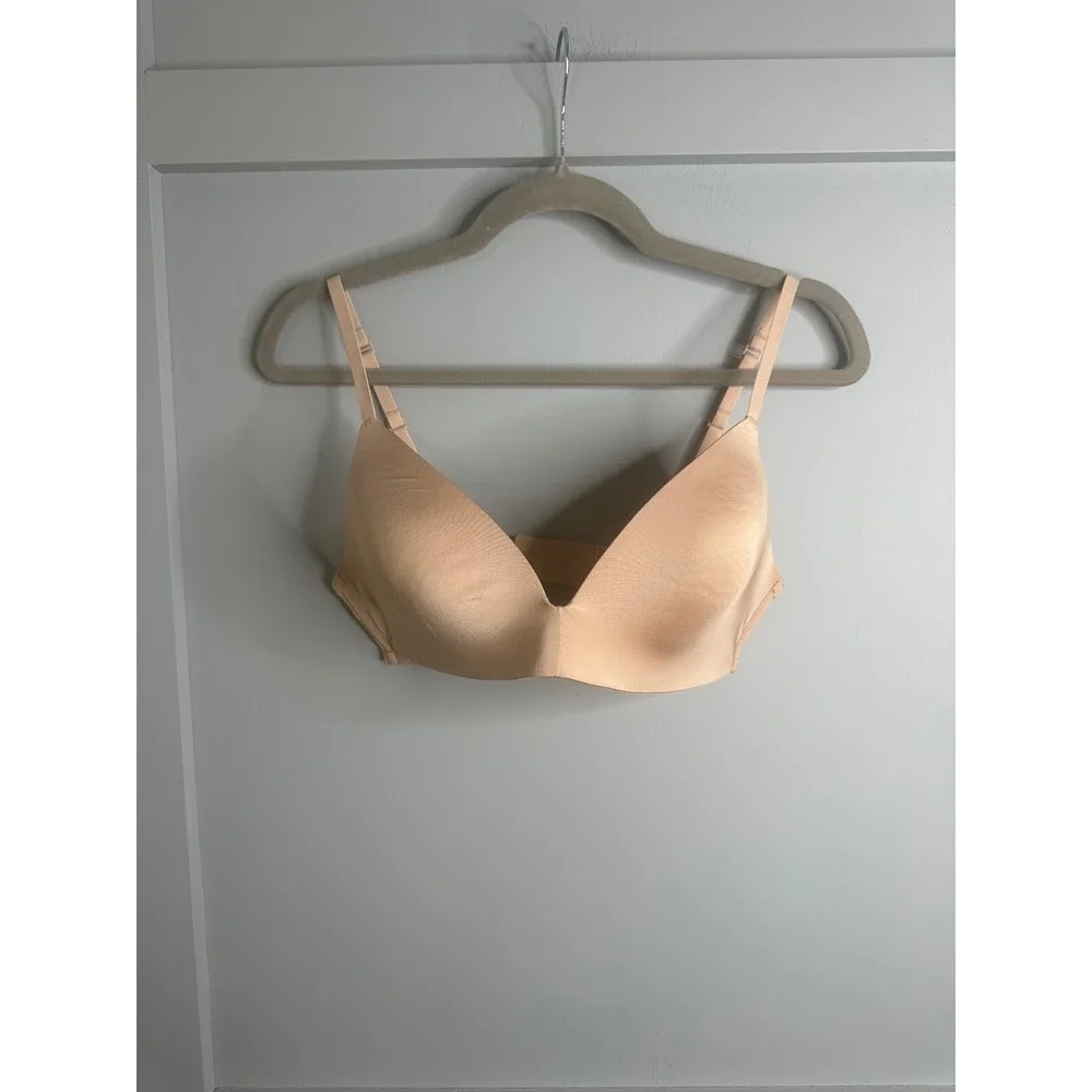 SKIMS 36C Natural Comfort Revolution Underwire Bra Smooth Seamless T-Shirt Bra - Picture 1 of 9